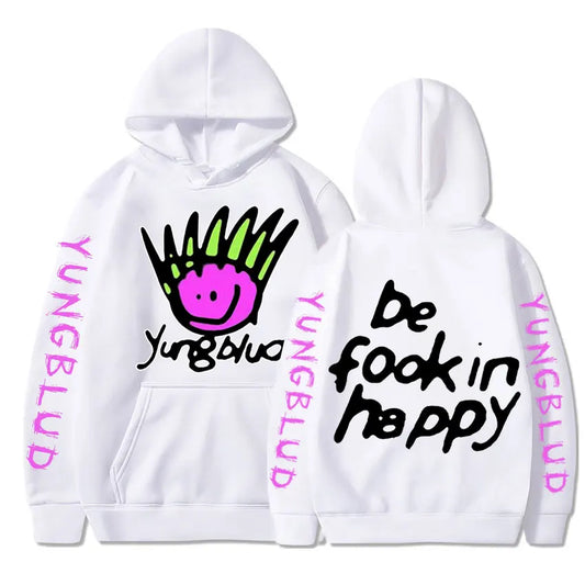 Hip Hop Rapper Yungblud Printing Harajuku Men's Hoodie Fashion Streetwear Unisex Hooded Sweatshirt Costumes Oversized Tracksuit