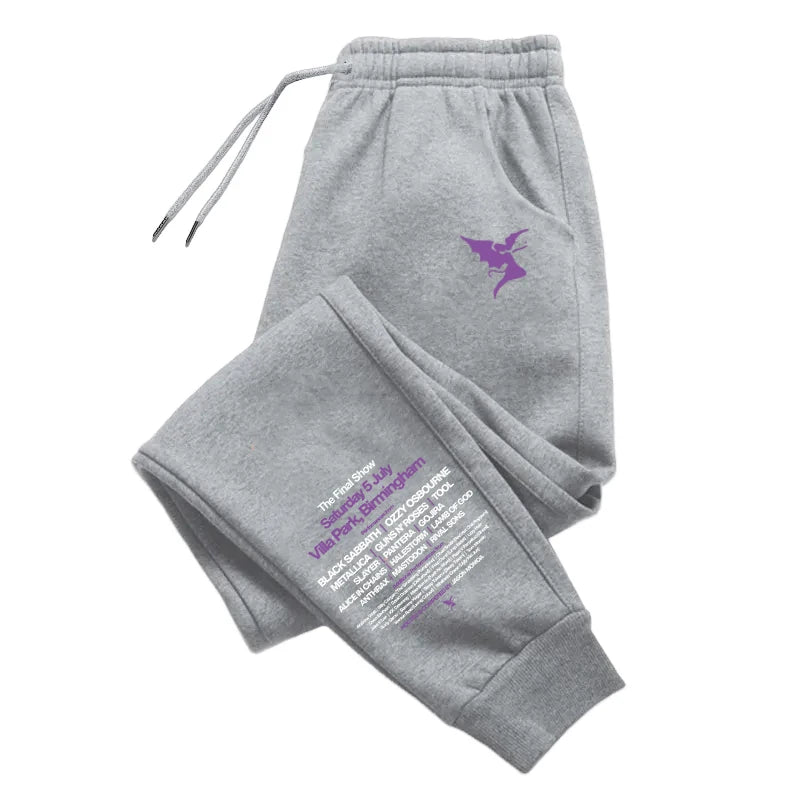 Black Sabbath and Ozzy Osbourne Pants Harajuku Streetwear Men Women Jogging Sweatpants Print Running Trousers Sport Jogger Pants