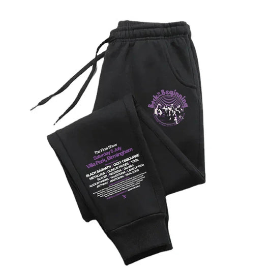 Black Sabbath and Ozzy Osbourne Pants Harajuku Streetwear Men Women Jogging Sweatpants Print Running Trousers Sport Jogger Pants
