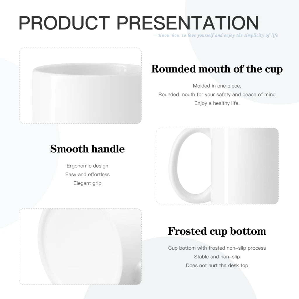Ouija Ceramic Cup Coffee Oatmeal Breakfast Cup Creative Personality Mug