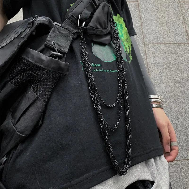 Pants Chain for Men Long Biker Chain Jean Wallet Chain Hip Hop Punk Belts for Men Women Goth Clothing Accessories