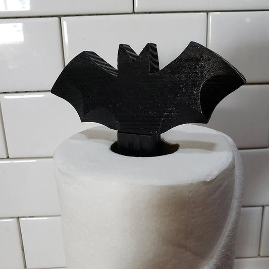 Bat Paper Towel Holder Halloween Decor For Kitchen And Bathroom Gothic Decor For Oddities And Curiosities Goth Accessories