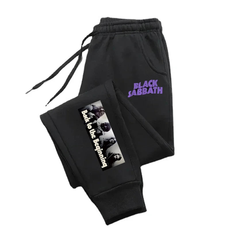 Black Sabbath and Ozzy Osbourne Pants Harajuku Streetwear Men Women Jogging Sweatpants Print Running Trousers Sport Jogger Pants