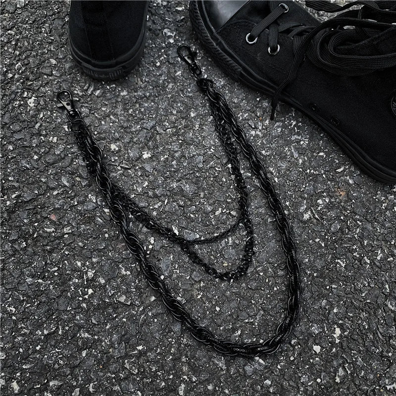Pants Chain for Men Long Biker Chain Jean Wallet Chain Hip Hop Punk Belts for Men Women Goth Clothing Accessories