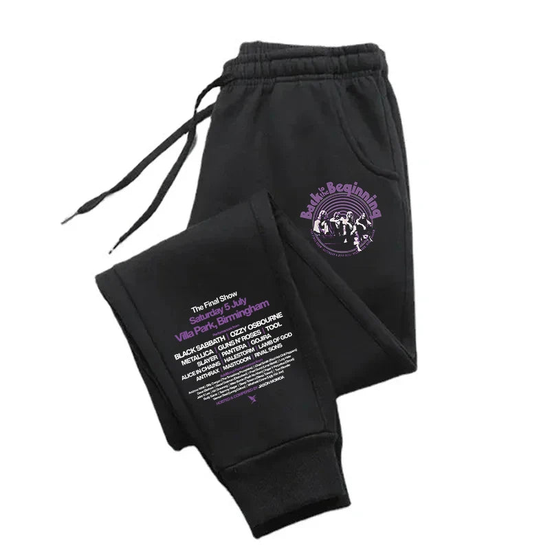Black Sabbath and Ozzy Osbourne Pants Harajuku Streetwear Men Women Jogging Sweatpants Print Running Trousers Sport Jogger Pants
